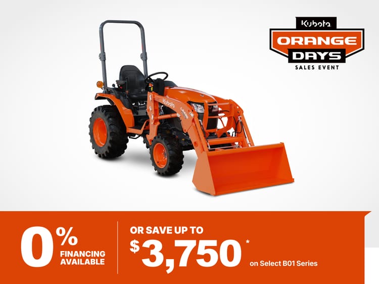 Save on B01 Series Tractors Save on B01 Series Tractors
